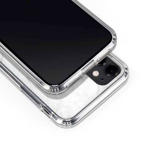 White Marble iPhone 11 Clear Case